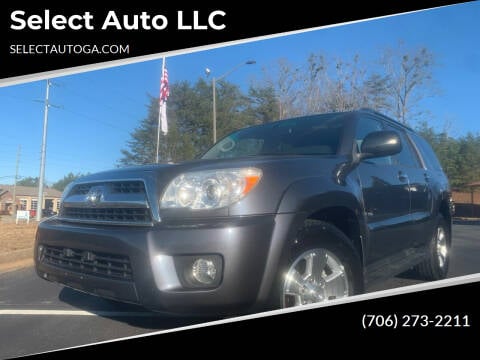 2007 Toyota 4Runner for sale at Select Auto LLC in Ellijay GA
