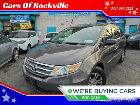 2011 Honda Odyssey for sale at Cars Of Rockville in Rockville MD