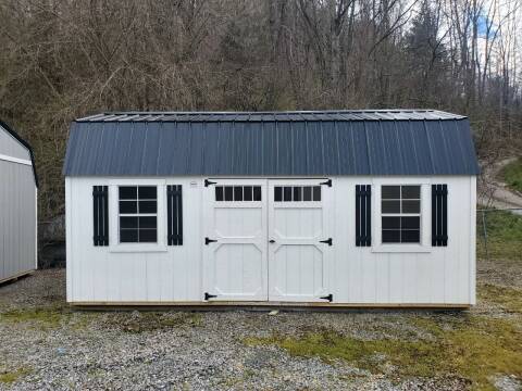  10x20 LOFTED BARN PAINTED - SIDE DOOR for sale at Auto Energy - Timberline Barns in Lebanon VA