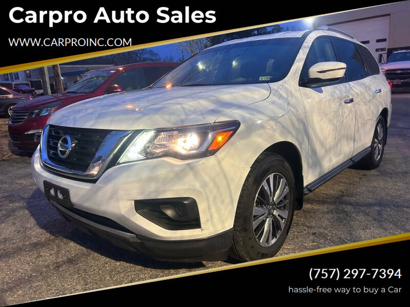 2019 Nissan Pathfinder for sale at Carpro Auto Sales in Chesapeake VA