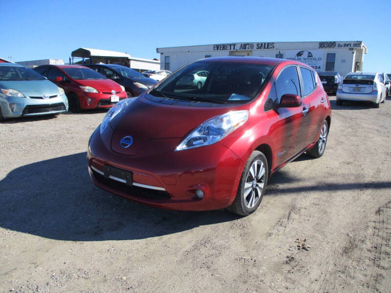 2013 Nissan LEAF for sale at Everett Auto Sales in Austin TX