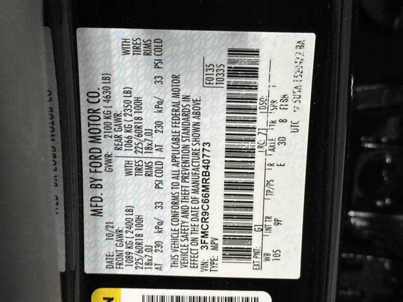 2021 Ford Bronco Sport Outer Banks