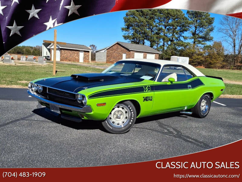 1970 Dodge Challenger for sale at Classic Auto Sales in Maiden NC