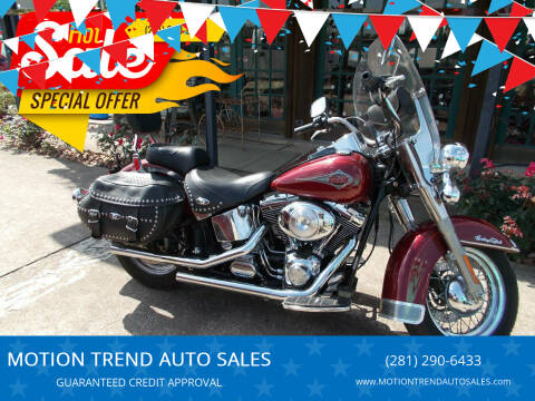 2001 Harley-Davidson heritage soft tail for sale at MOTION TREND AUTO SALES in Tomball TX