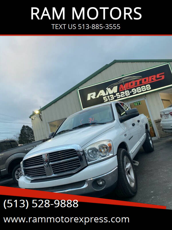 2007 Dodge Ram Pickup 1500 for sale at RAM MOTORS in Cincinnati OH