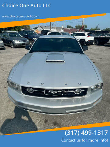 2007 Ford Mustang for sale at Choice One Auto LLC in Beech Grove IN