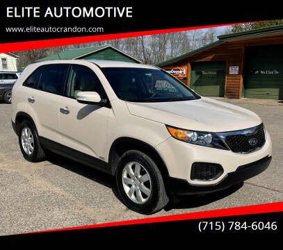 2012 Kia Sorento for sale at ELITE AUTOMOTIVE in Crandon WI