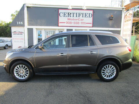 2011 Buick Enclave for sale at CERTIFIED MOTORCAR LLC in Roselle Park NJ