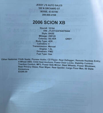 2006 Scion xB