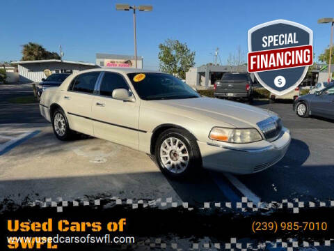 2006 Lincoln Town Car for sale at Used Cars of SWFL in Fort Myers FL