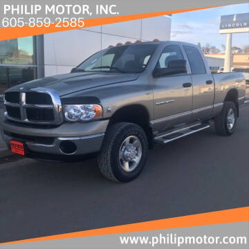 2004 Dodge Ram Pickup 2500 for sale at Philip Motor Inc in Philip SD