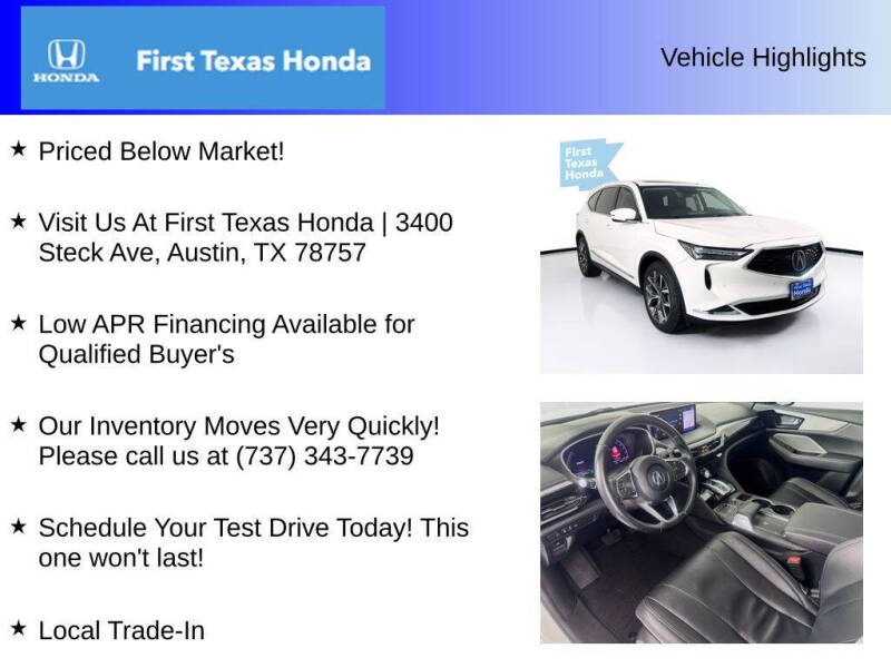 2023 Acura MDX w/Tech