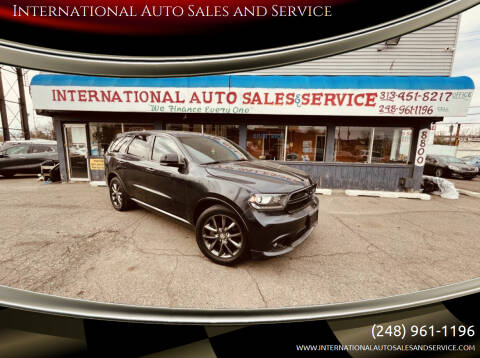 2014 Dodge Durango for sale at International Auto Sales and Service in Detroit MI