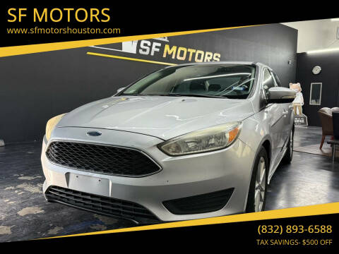 2016 Ford Focus for sale at SF MOTORS in Houston TX