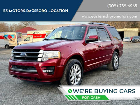 2015 Ford Expedition for sale at ES Motors-DAGSBORO location in Dagsboro DE