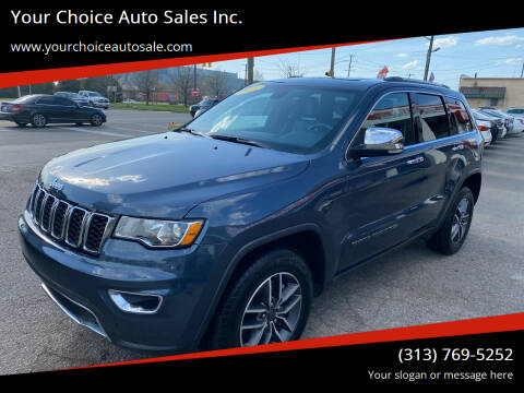 2021 Jeep Grand Cherokee for sale at Your Choice Auto Sales Inc. in Dearborn MI
