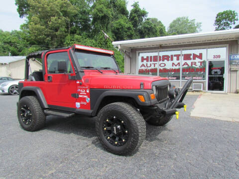 1998 Jeep Wrangler for sale at Hibriten Auto Mart in Lenoir NC