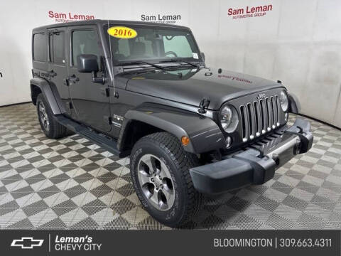 2016 Jeep Wrangler Unlimited for sale at Leman's Chevy City in Bloomington IL
