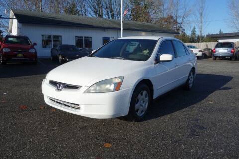 2005 Honda Accord for sale at Leavitt Auto Sales and Used Car City in Everett WA