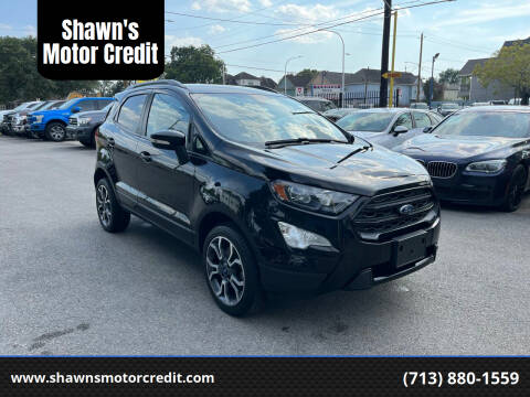 2020 Ford EcoSport for sale at Shawn's Motor Credit in Houston TX