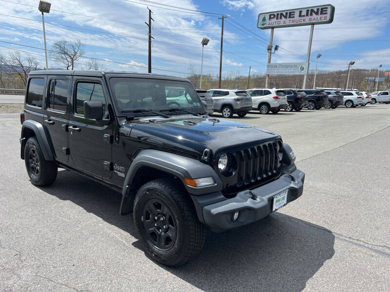 2019 Jeep Wrangler Unlimited for sale at Pine Line Auto in Olyphant PA