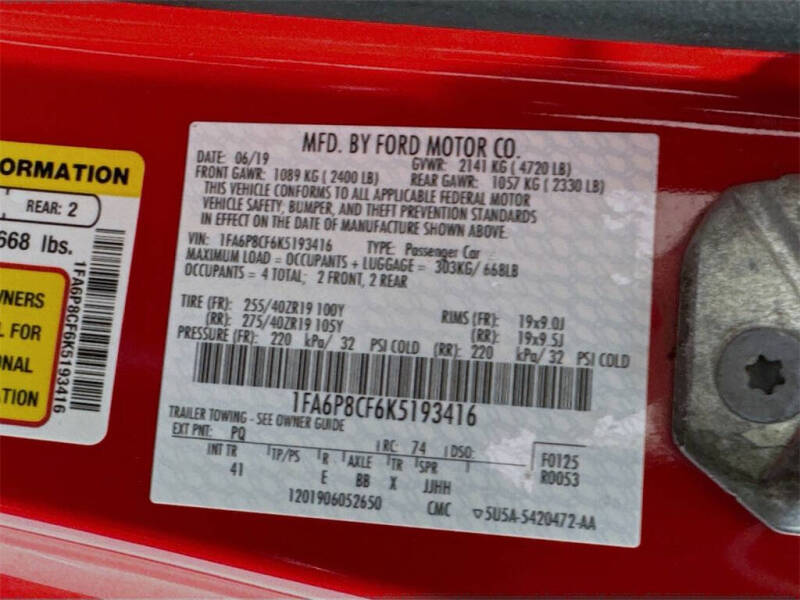 2019 Ford Mustang GT Premium