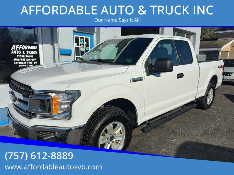 2018 Ford F-150 for sale at AFFORDABLE AUTO & TRUCK INC in Virginia Beach VA