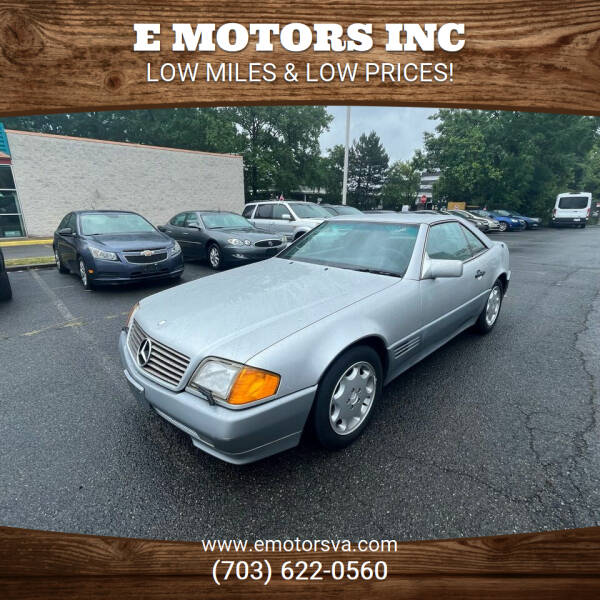 1994 Mercedes-Benz SL-Class for sale at E Motors INC in Vienna VA