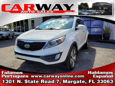 2015 Kia Sportage for sale at CARWAY Auto Sales in Margate FL