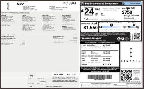 2017 Lincoln MKZ Reserve