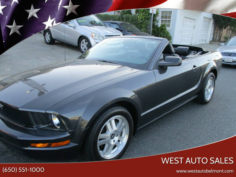 2007 Ford Mustang for sale at West Auto Sales in Belmont CA