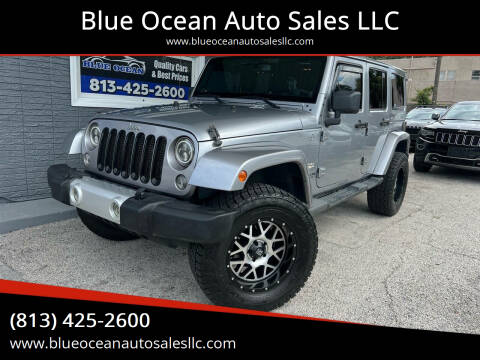 2014 Jeep Wrangler Unlimited for sale at Blue Ocean Auto Sales LLC in Tampa FL