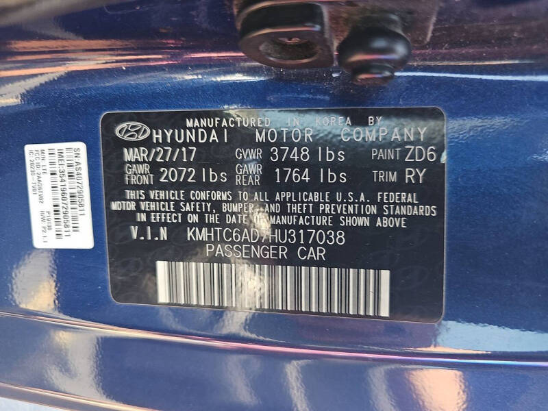 2017 Hyundai Veloster Value Edition