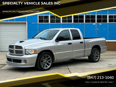 2005 Dodge Ram 1500 SRT-10 for sale at SPECIALTY VEHICLE SALES INC in Skokie IL