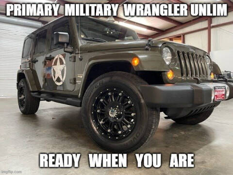 2015 Jeep Wrangler Unlimited for sale at Primary Jeep Argo Powersports Golf Carts in Dawsonville GA