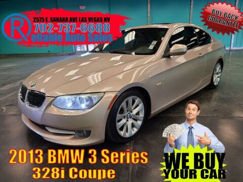2013 BMW 3 Series for sale at Reliable Auto Sales in Las Vegas NV