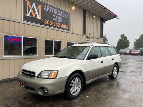 2001 Subaru Outback for sale at M & A Affordable Cars in Vancouver WA