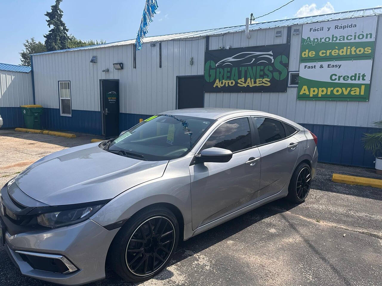 2020 Honda Civic for sale at GREATNESS AUTO SALES in Green Bay, WI