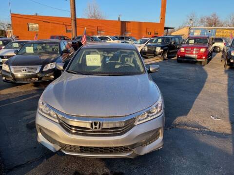 2016 Honda Accord for sale at Honest Abe Auto Sales 4 in Indianapolis IN
