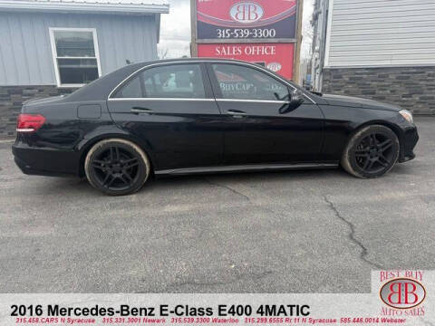 2016 Mercedes-Benz E-Class E 400 4MATIC