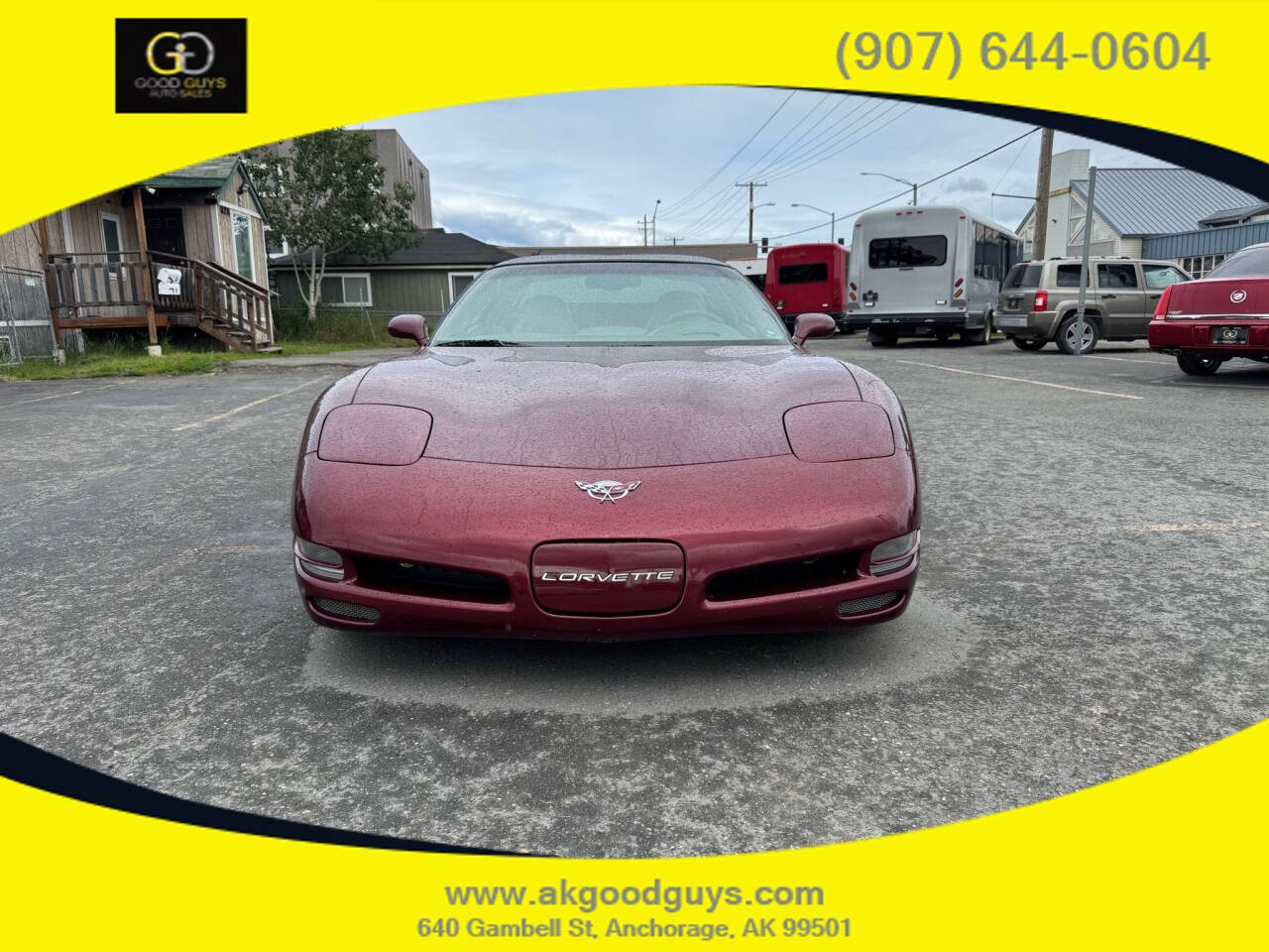 Red 2003 Chevrolet Corvette Base 2dr Coupe 2