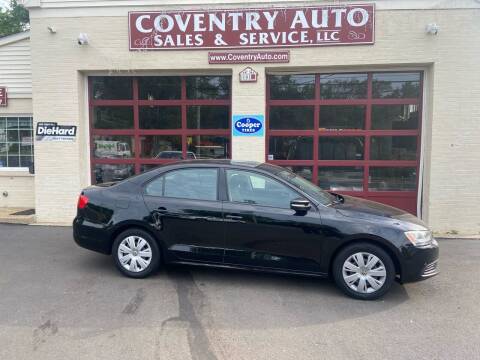 2014 Volkswagen Jetta for sale at COVENTRY AUTO SALES & SERVICE LLC in Coventry CT