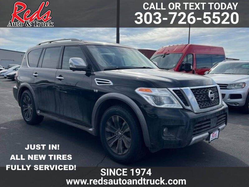 2017 Nissan Armada for sale at Red's Auto and Truck in Longmont CO