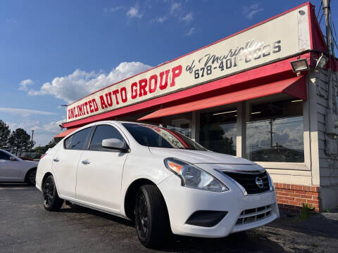 2019 Nissan Versa for sale at Unlimited Auto Group of Marietta in Marietta GA