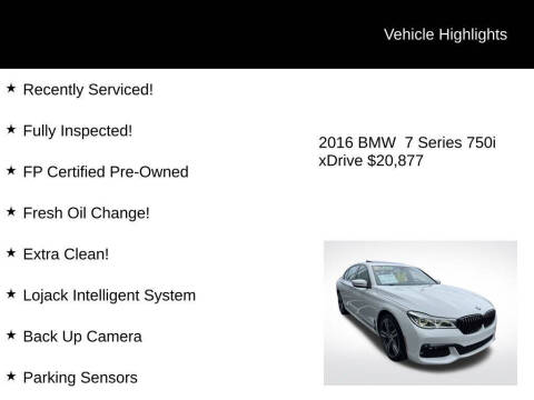 2016 BMW 7 Series 750i xDrive