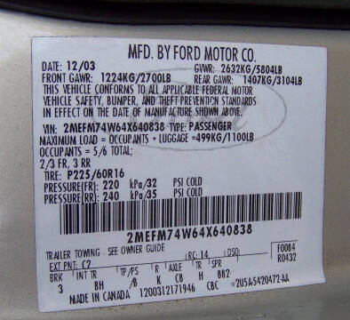 2004 Mercury Grand Marquis GS