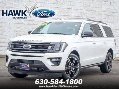 2021 Ford Expedition MAX for sale at Hawk Ford of St. Charles in Saint Charles IL