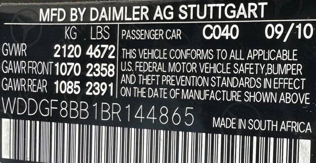 2011 Mercedes-Benz C-Class