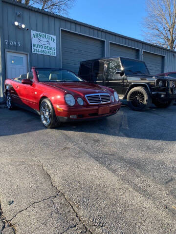 1999 Mercedes-Benz CLK for sale at Absolute Auto Deals in Barnhart MO