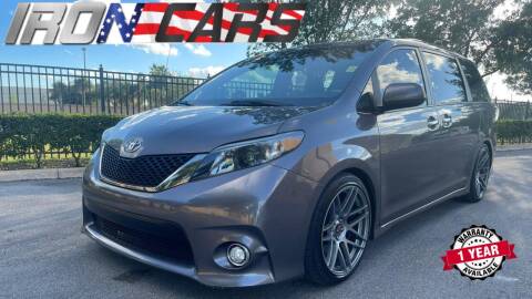 2014 Toyota Sienna for sale at IRON CARS in Hollywood FL